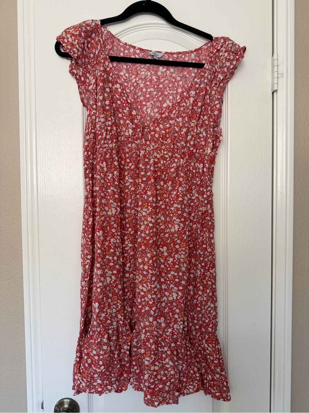 Rails Red Floral Mini Dress